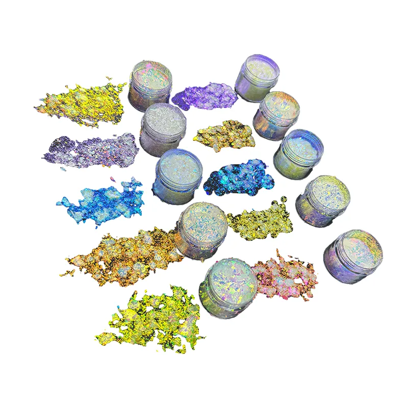 Pigmentos de mudança de cor transparentes de alto croma para eletrodomésticos e eletrônicos
