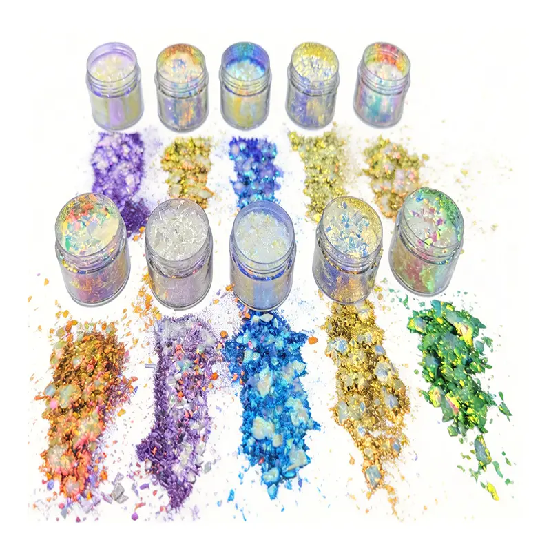 Pigmentos Camaleão Transparentes de Alto Chroma para Brilho Labial Gradiente Vibrante