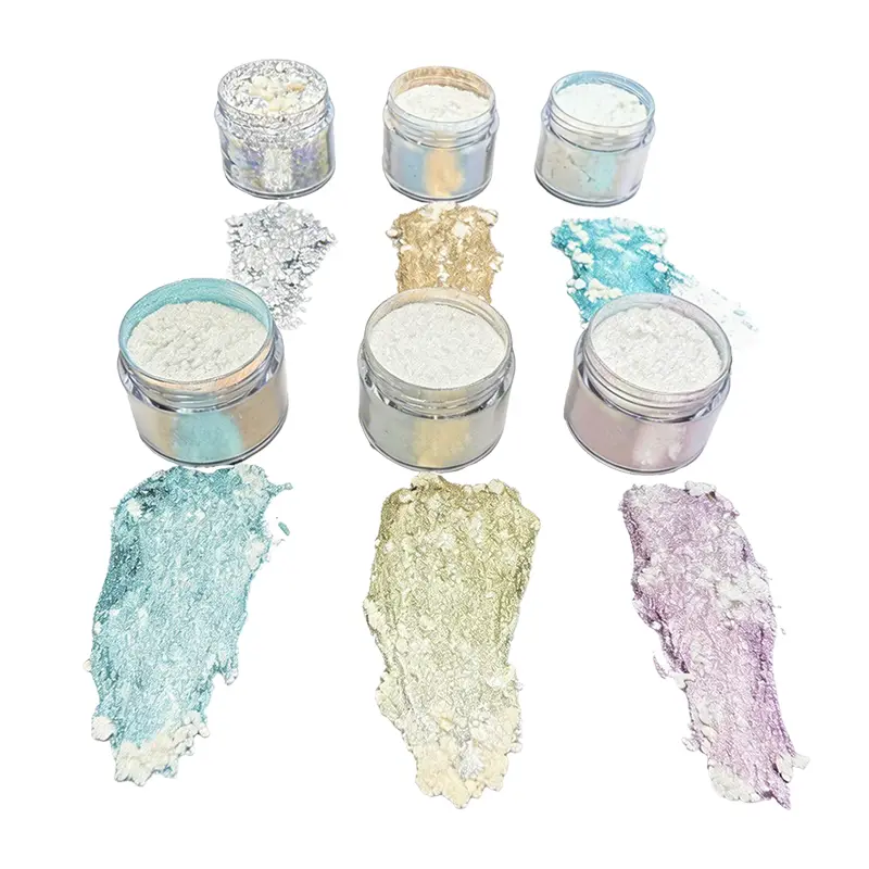 Pigmentos transparentes de mudança de cor Silver Fantasy para realce de sombra